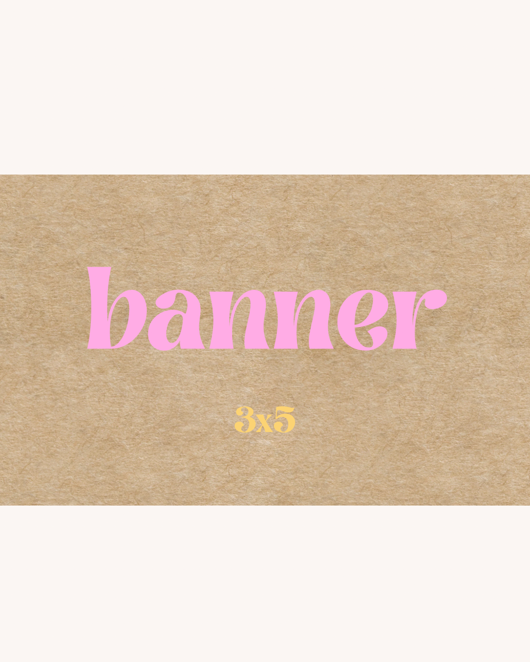 custom 3x5 banner